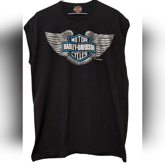 Harley Davidson Vintage 1991 Sleeveless Mens Size L New Without Tags